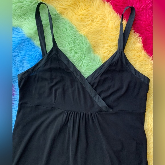 Excellent Condition, Eileen Fisher, Black 100% Silk Slip Dress, Size Small - Picture 2 of 9